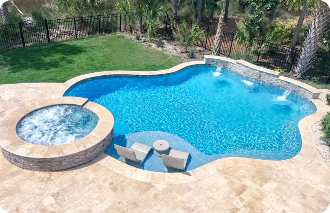 Maryville inground pool & spa.